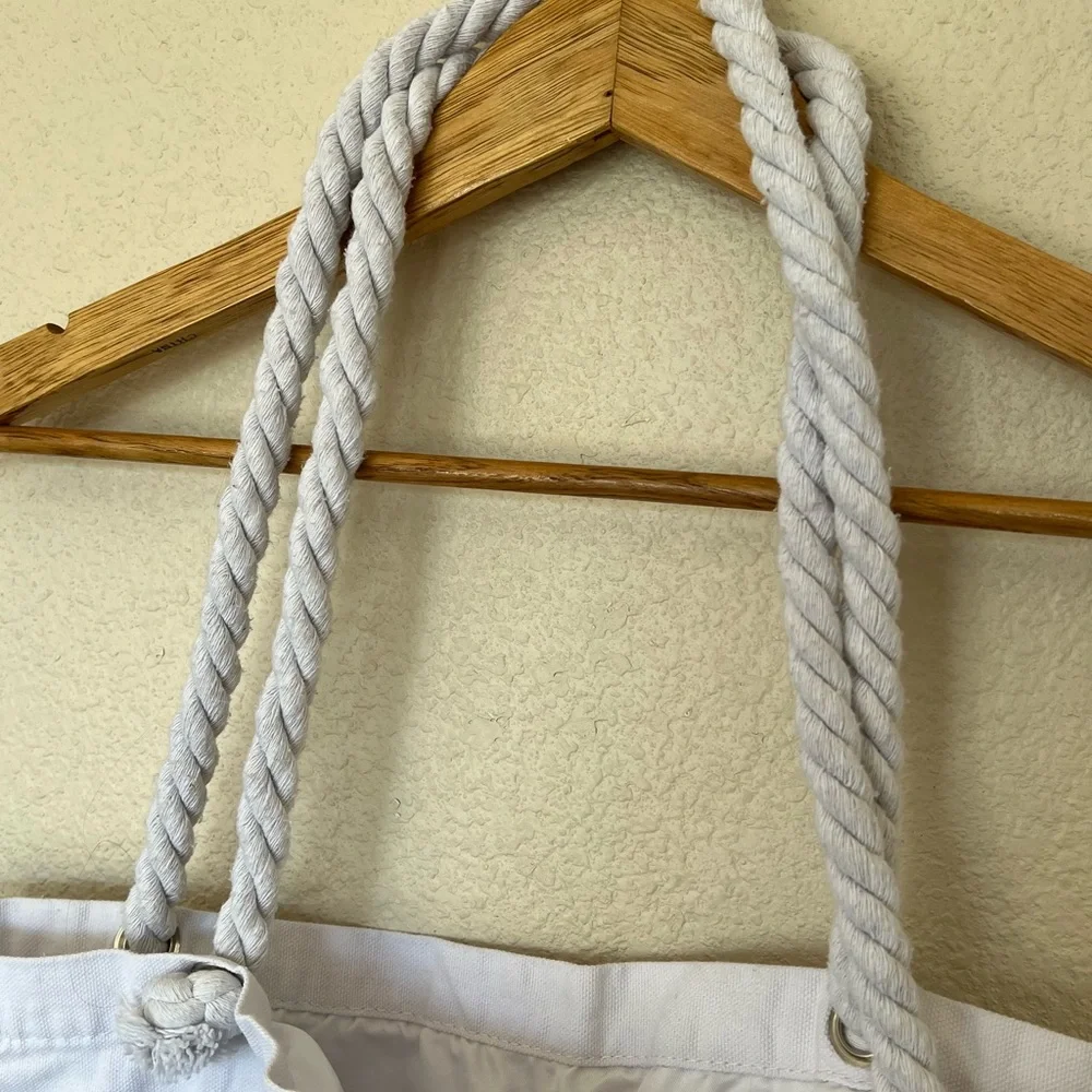 Miss to Mrs | Honeymoon Vibes Canvas Beach Bag